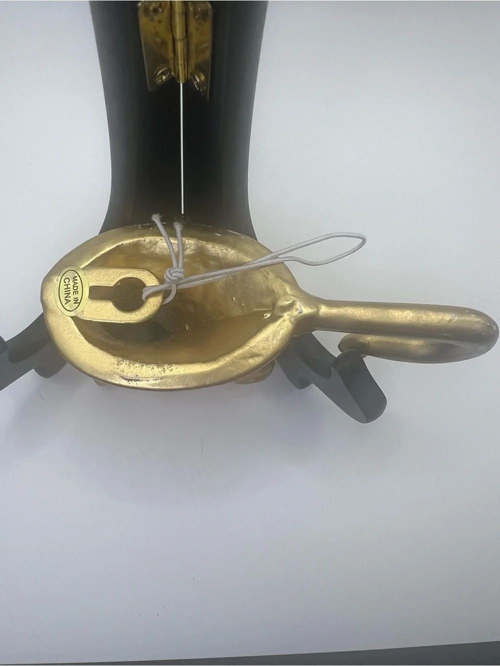 Vintage Style Brass Horse Head Wall Hook Gold Equestrian Home Decor